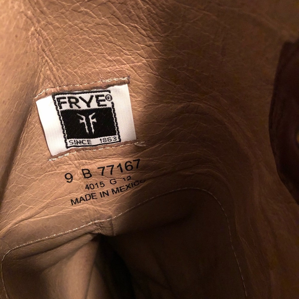 Frye boots. Worn a handful of times.